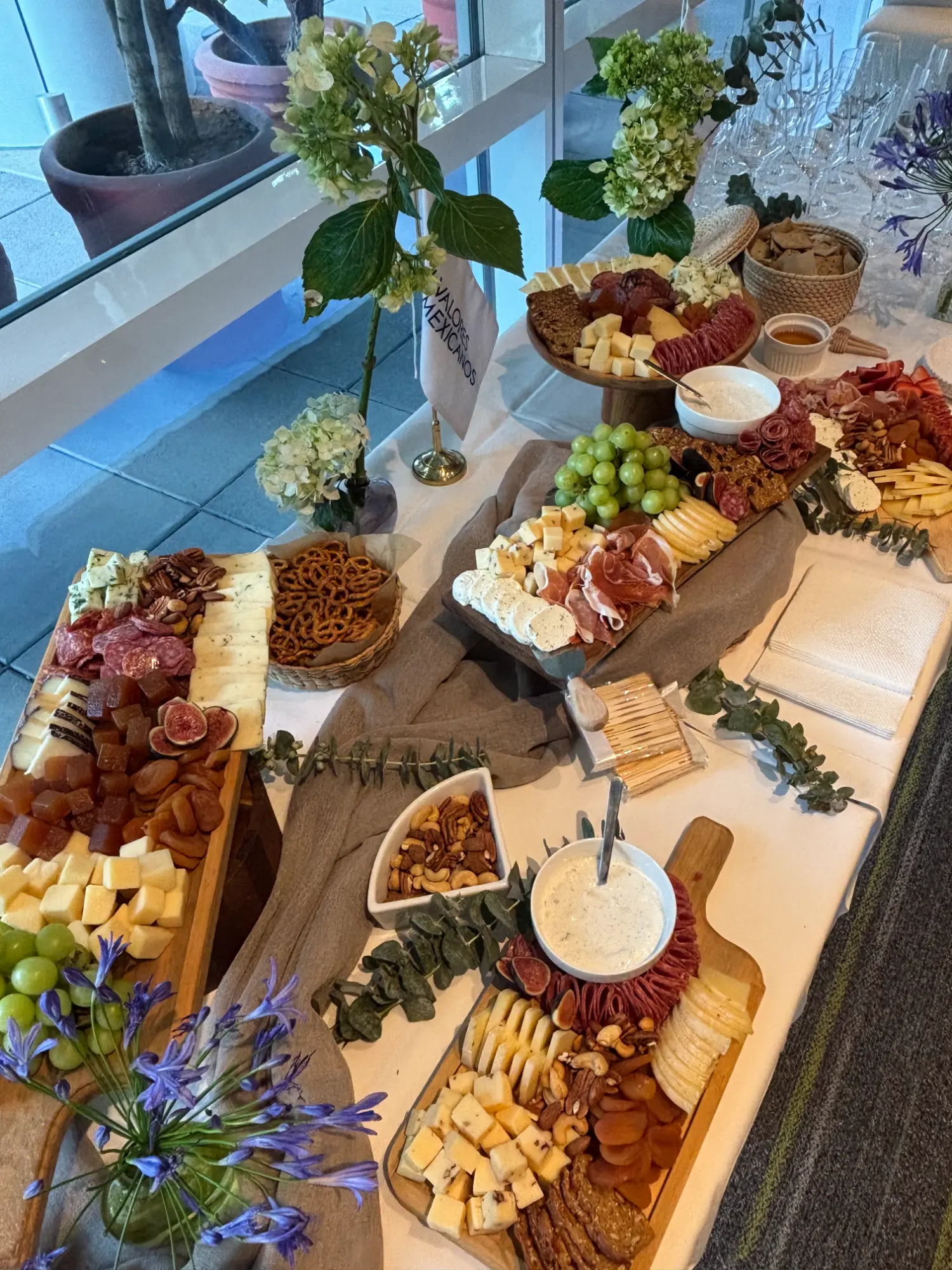Mesa gourmet de Villa Verde